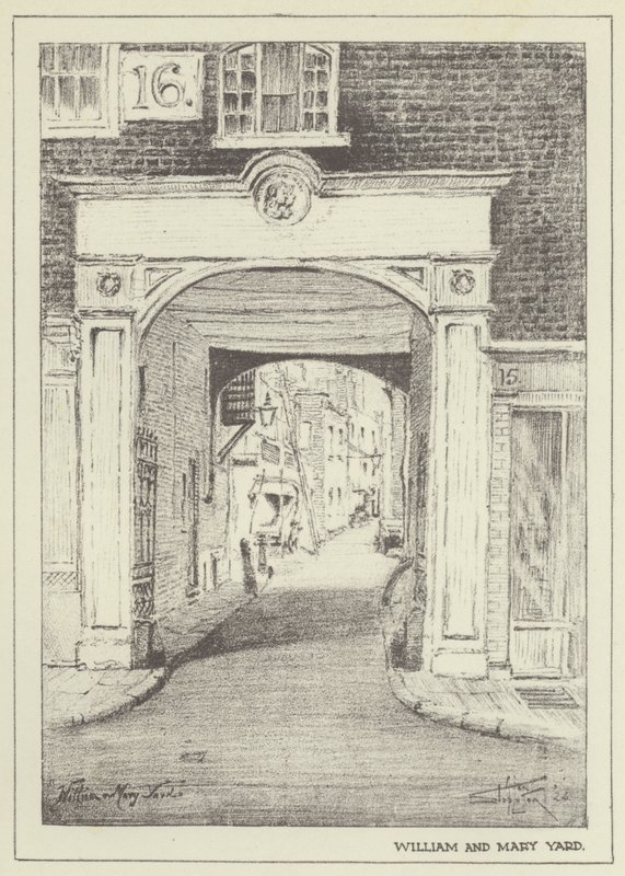 William ve Mary Yard by Alan Stapleton