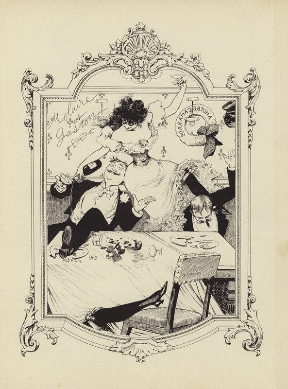Memoires d'une Glace'den çizgi film by Albert Guillaume