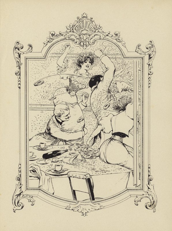 Memoires d'une Glace'den çizgi film by Albert Guillaume