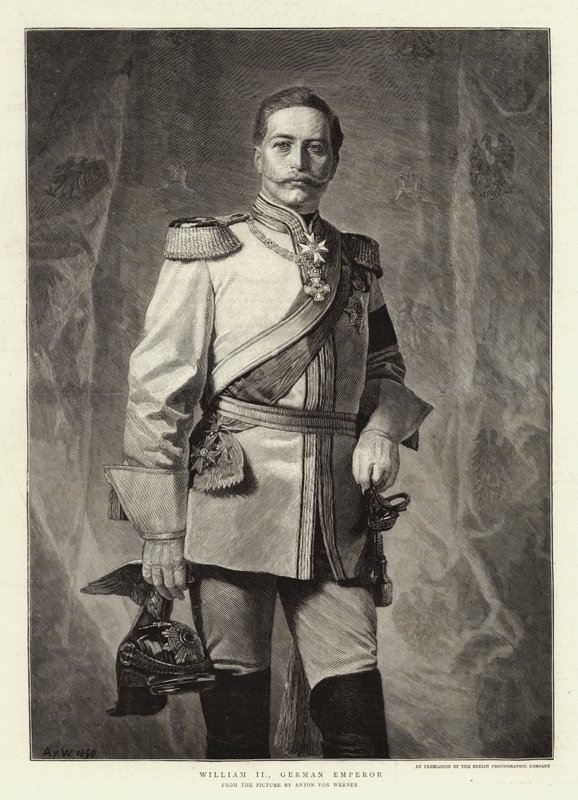 William II, Alman İmparatoru by Albert Sauvert