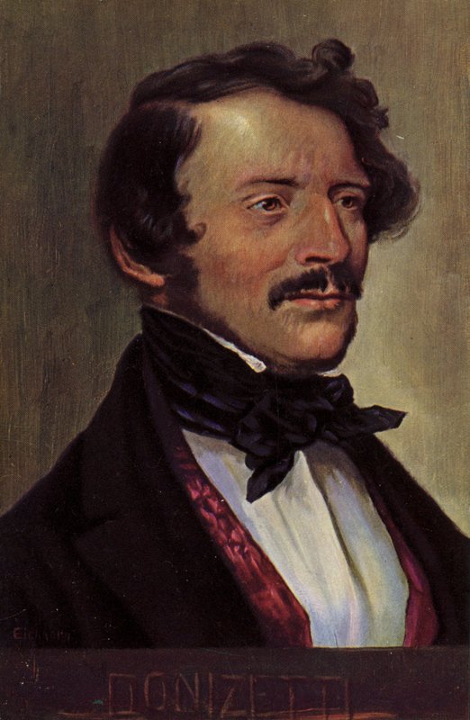 Gaetano Donizetti, İtalyan besteci (1797-1848) by Albert Eichhorn