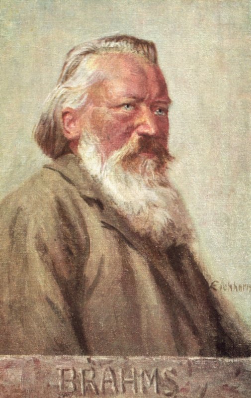 Johannes Brahms by Albert Eichhorn