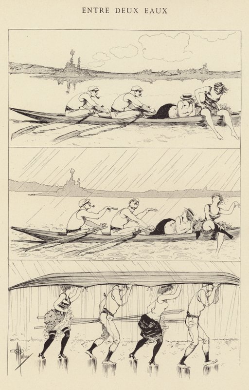 Çitin üzerinde by Albert Guillaume