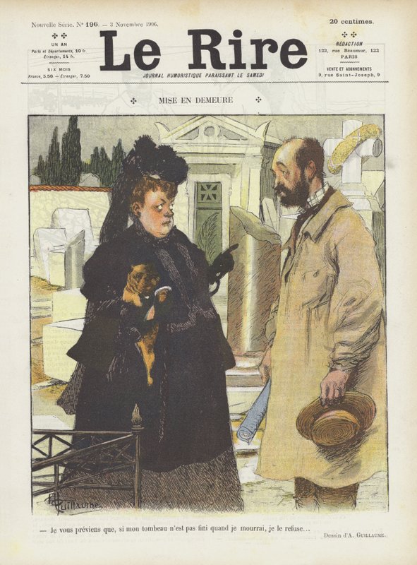 Le Rire için İllüstrasyon by Albert Guillaume
