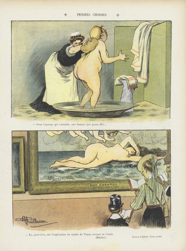 Le Rire için İllüstrasyon by Albert Guillaume