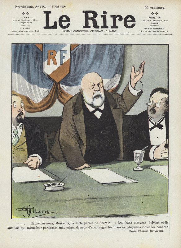 Le Rire için İllüstrasyon by Albert Guillaume