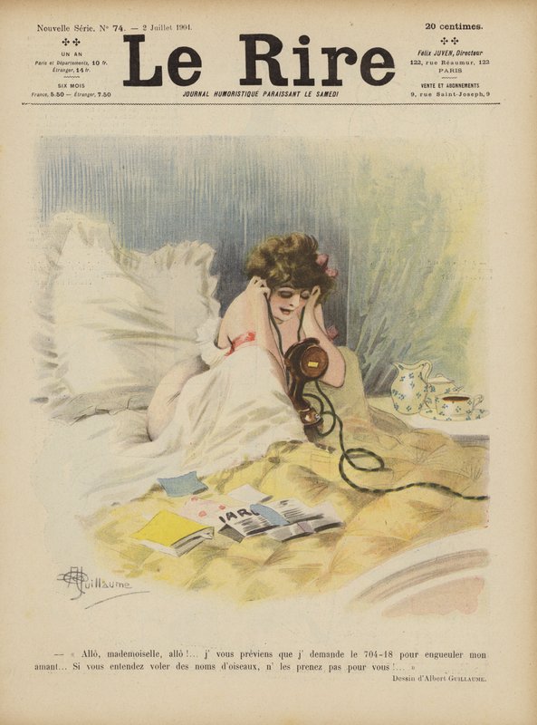 Le Rire için İllüstrasyon by Albert Guillaume