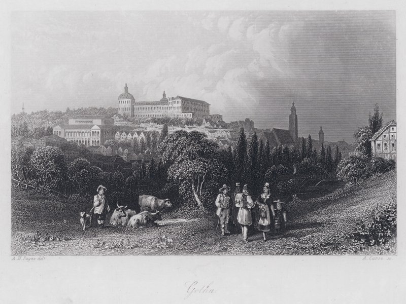 Gotha (gravür) by Albert Henry Payne