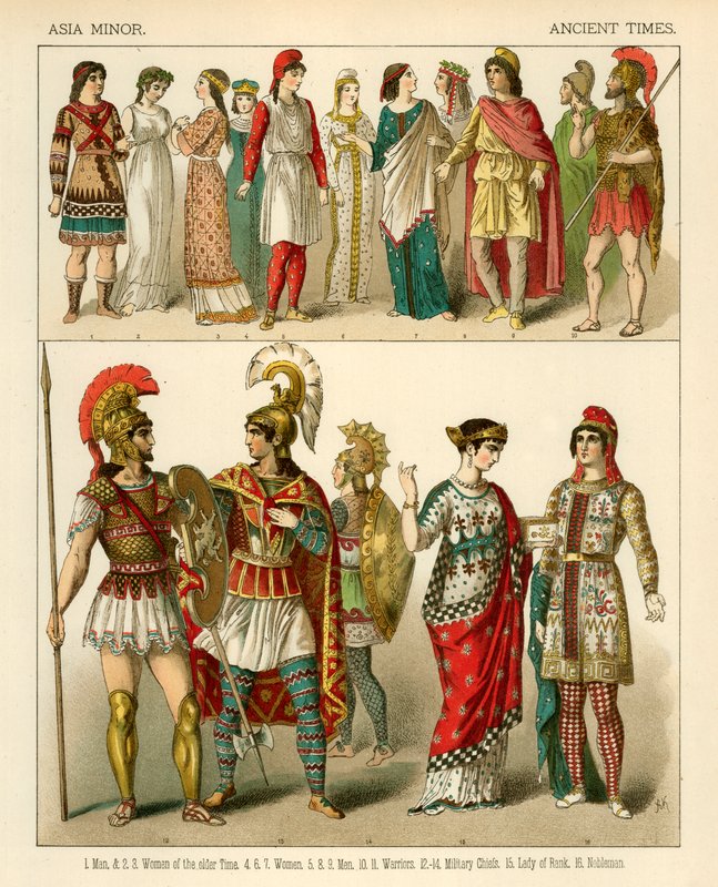 Asia minor costume by Albert Kretschmer