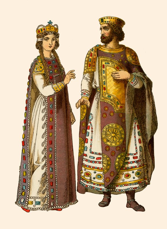 Bizans İmparatoru ve İmparatoriçe by Albert Kretschmer