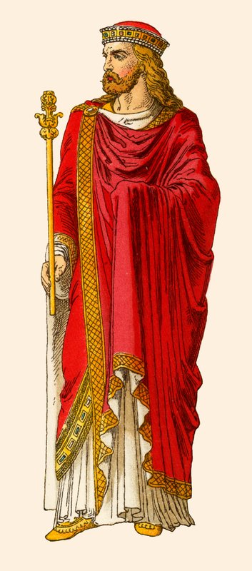 Clovis, Frankların kralı by Albert Kretschmer