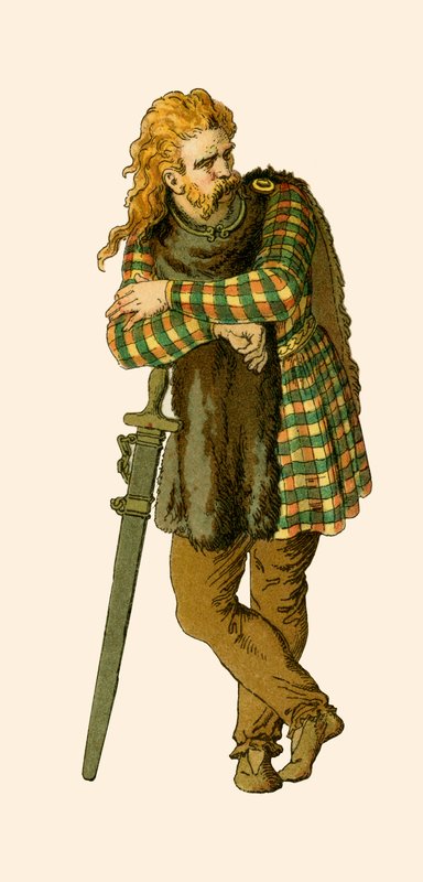 Galya kılıcının üzerinde dinleniyor by Albert Kretschmer