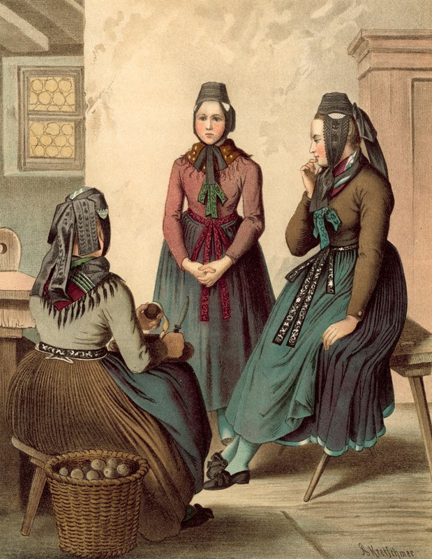 Alman kostümü, Preussen (Rheinprovinz) Wetzlar by Albert Kretschmer