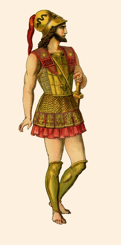 Yunan savaşçı by Albert Kretschmer