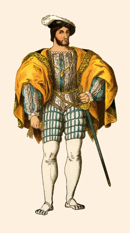 Fransa Kralı I. Francis, 1547 by Albert Kretschmer