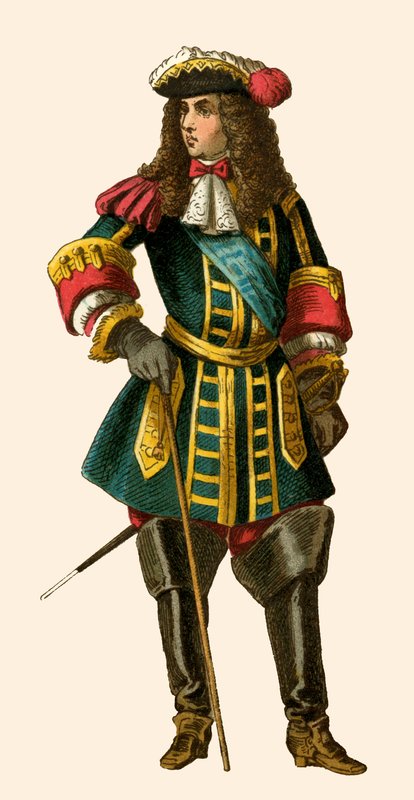 Fransa Kralı XIV.Louis by Albert Kretschmer