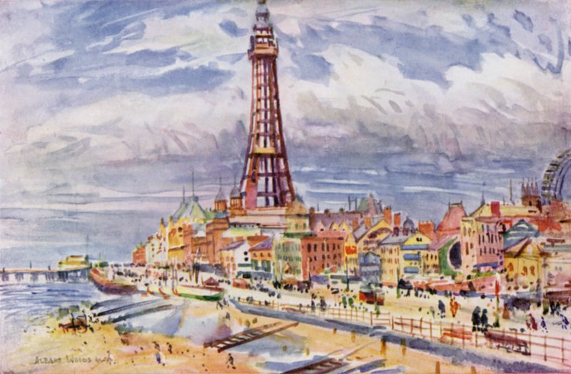 Blackpool (renkli taş) by Albert Woods