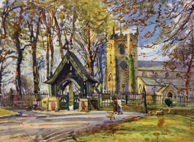Penwortham (renkli taş) by Albert Woods