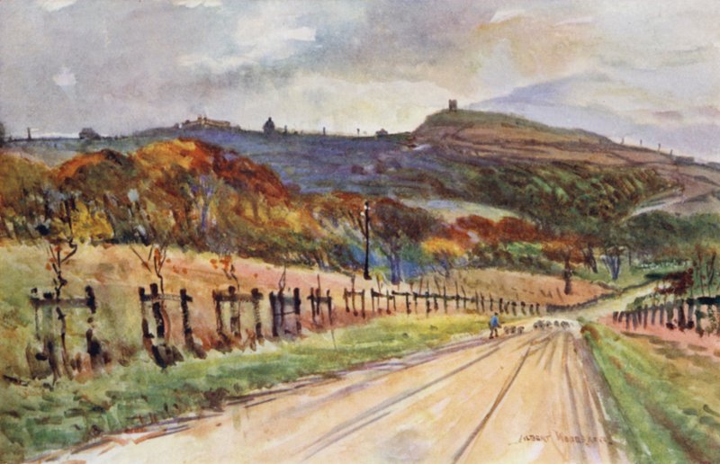 Rivington, Bolton yakınlarında (renkli taş) by Albert Woods