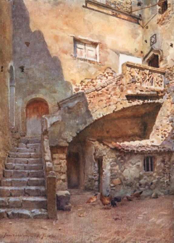 Palazzo Corvaia avlusu, Taormina by Alberto Pisa