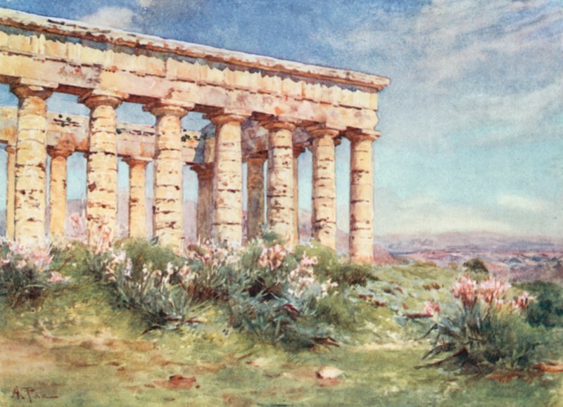 Segesta Tapınağı by Alberto Pisa