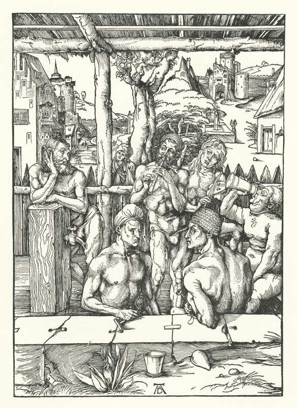 Willibald Pirckheimer, þýskur endurreisnarlögfræðingur, rithöfundur og húmanisti og nánasti vinur Albrecht Durer by Albrecht Dürer