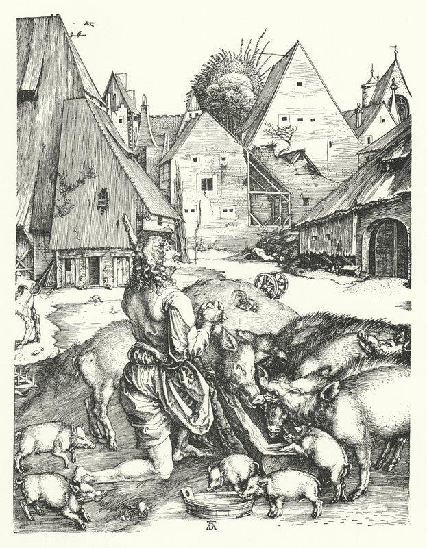 Müsrif Oğul (gravür) by Albrecht (after) Durer or Duerer