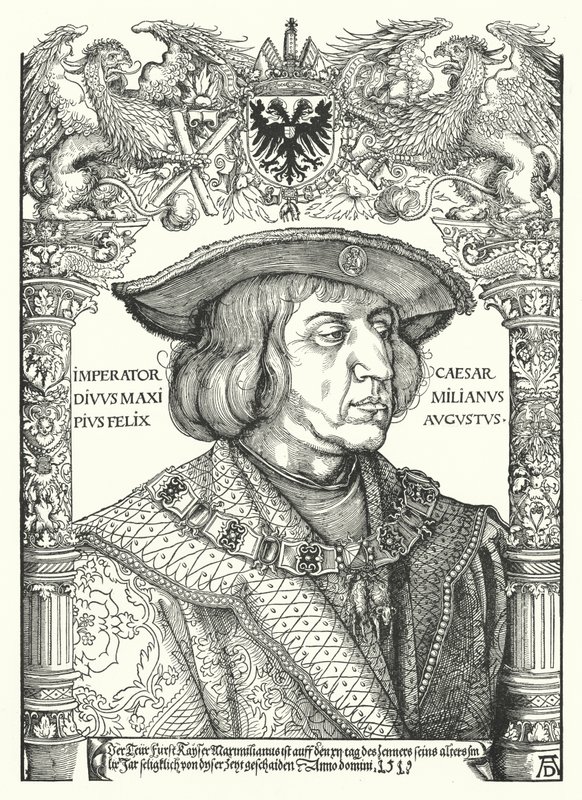 Maximilian I, Holy Roman Emperor  by Albrecht Dürer