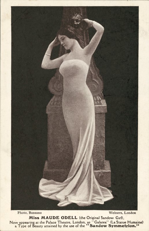 Maude Odell, Amerikalı tiyatro oyuncusu (s/b fotoğraf) by Alexander Bassano