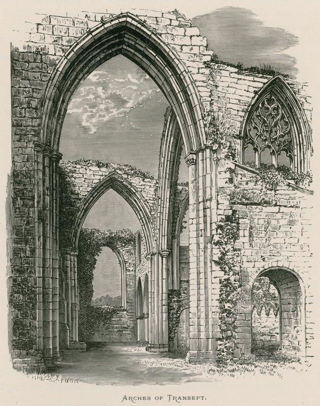 Bolton Manastırı, Transept Kemerleri by Alexander Francis Lydon