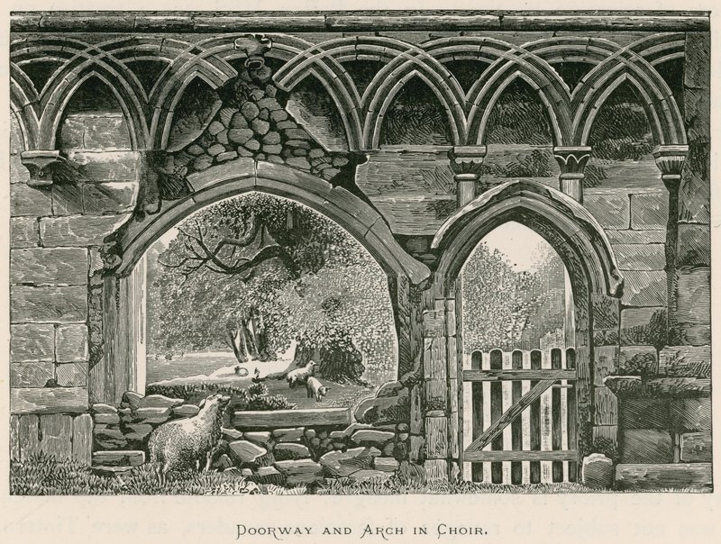Koroda Bolton Manastırı, Kapı ve Kemer by Alexander Francis Lydon