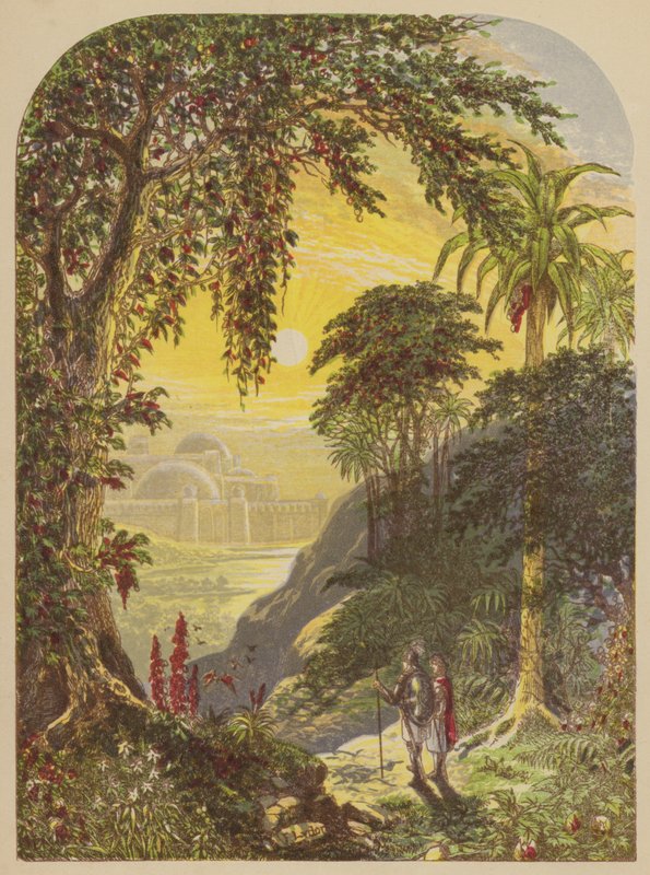 Beulah Ülkesinde Hristiyan ve Umutlu by Alexander Francis Lydon