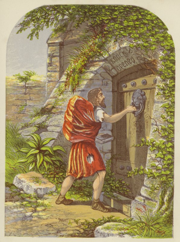 Kapıdaki Hristiyan by Alexander Francis Lydon