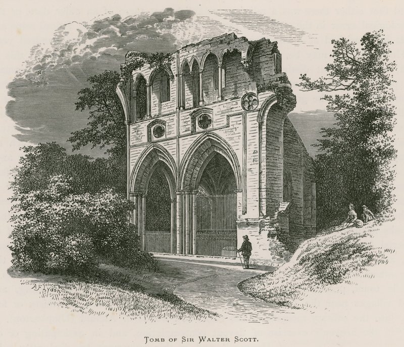 Dryburgh Manastırı, Sir Walter Scott