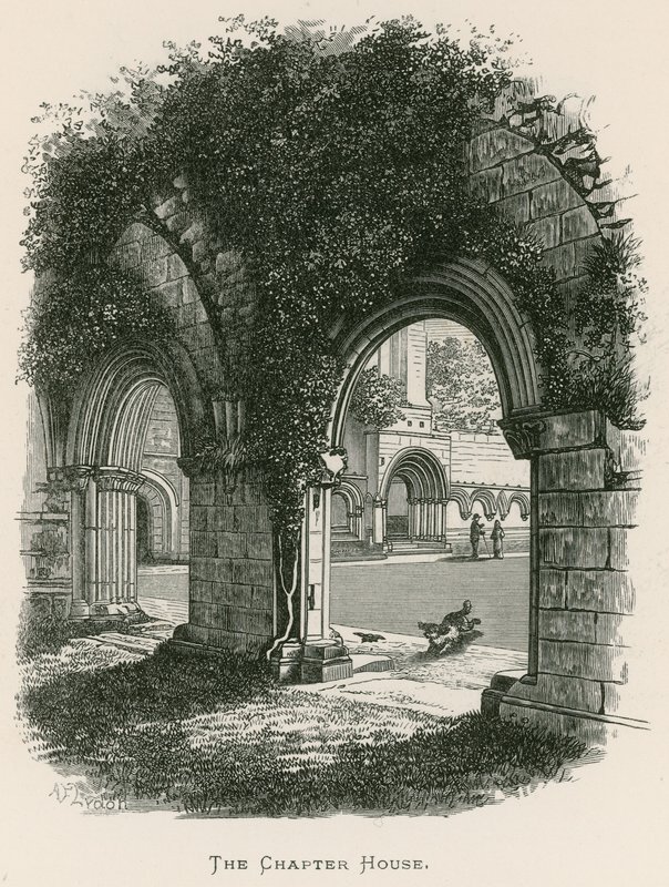 Fountains Abbey, The Chapter House  by Alexander Francis Lydon