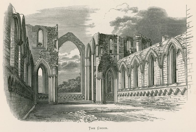 Fountains Abbey, The Choir  by Alexander Francis Lydon