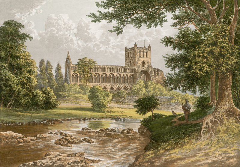 Jedburgh Manastırı by Alexander Francis Lydon