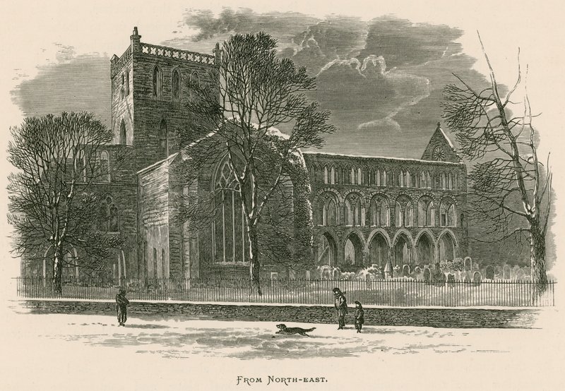 Kuzeydoğudan Jedburgh Manastırı, by Alexander Francis Lydon