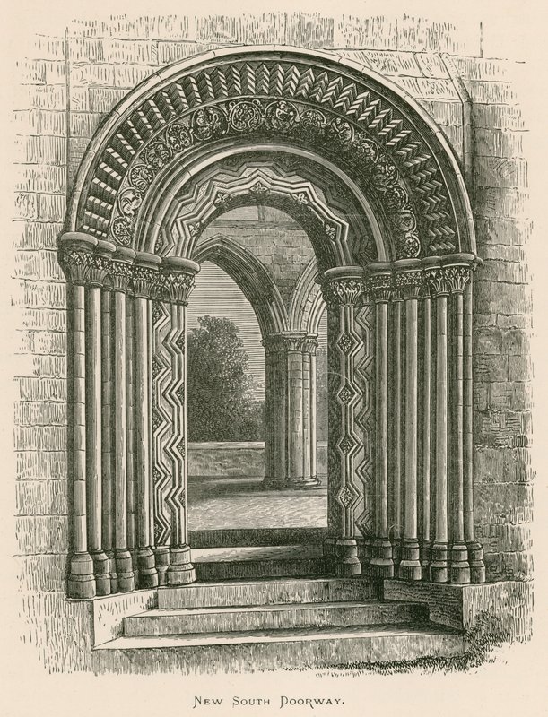 Jedburgh Manastırı, Yeni Güney Kapısı by Alexander Francis Lydon