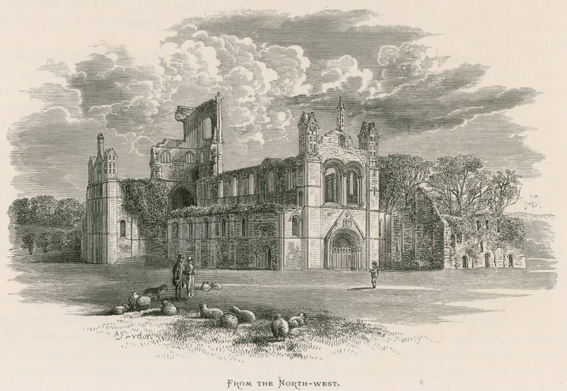 Kuzeybatıdan Kirkstall Manastırı, by Alexander Francis Lydon