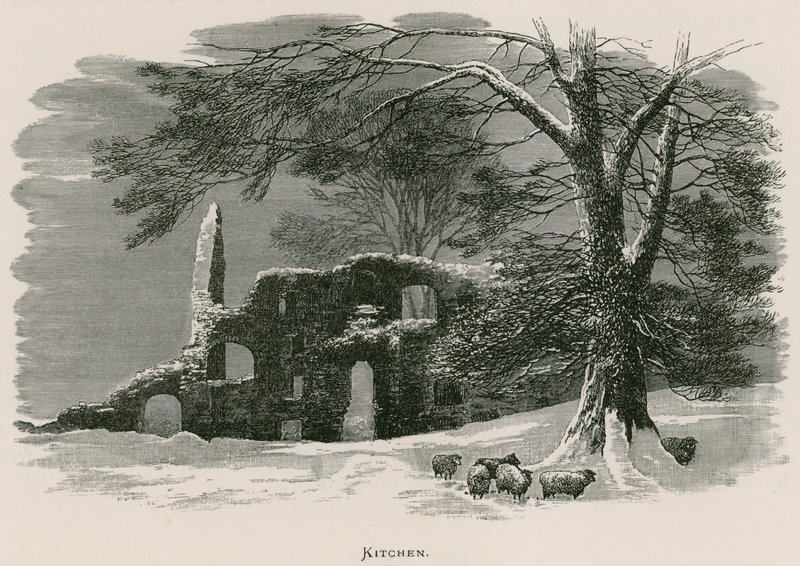 Kirkstall Abbey, Kitchen  by Alexander Francis Lydon