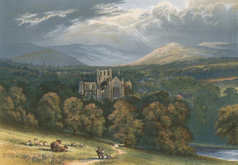 Melrose Manastırı by Alexander Francis Lydon