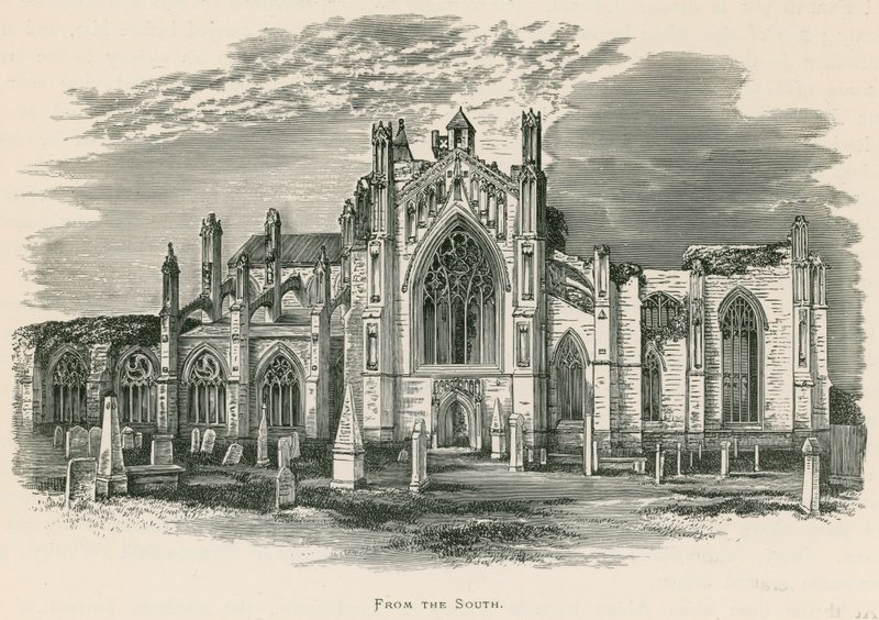 Güneyden Melrose Manastırı, by Alexander Francis Lydon