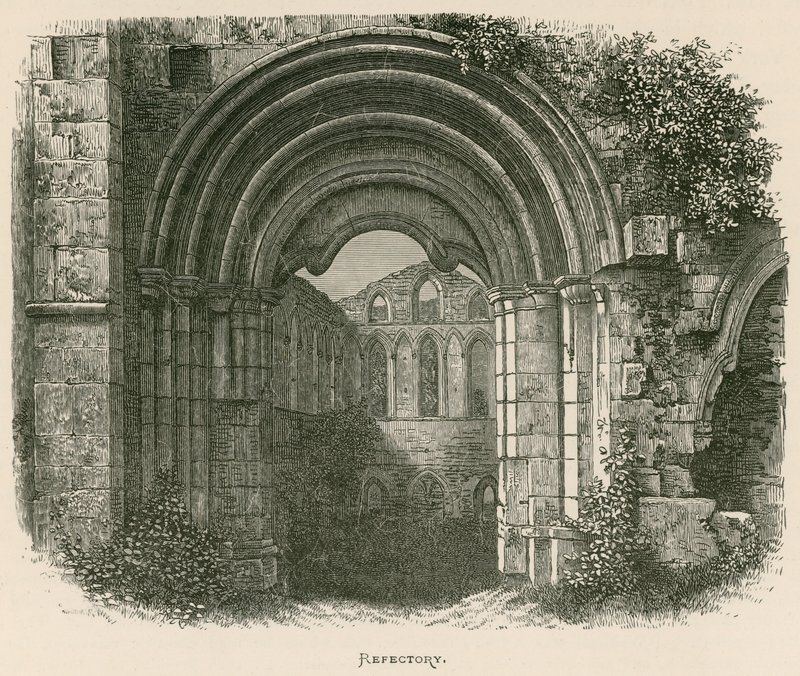 Rievaulx Manastırı, Yemekhane by Alexander Francis Lydon