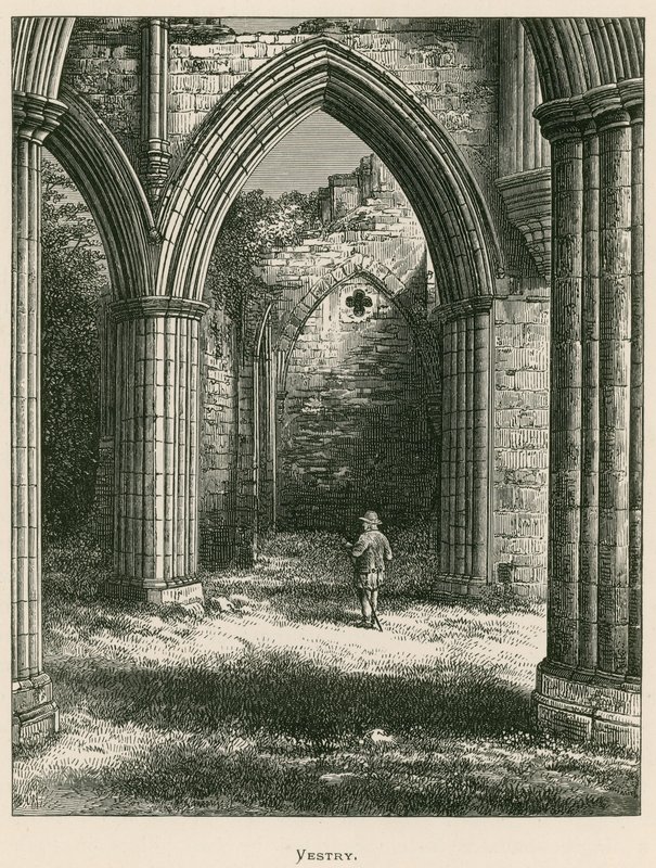Rievaulx Abbey, Vestry  by Alexander Francis Lydon