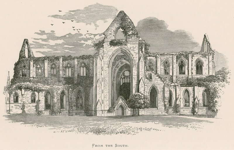Tintern Abbey, From the South  by Alexander Francis Lydon