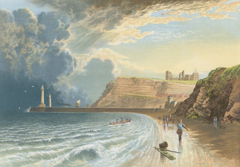 Whitby Manastırı by Alexander Francis Lydon