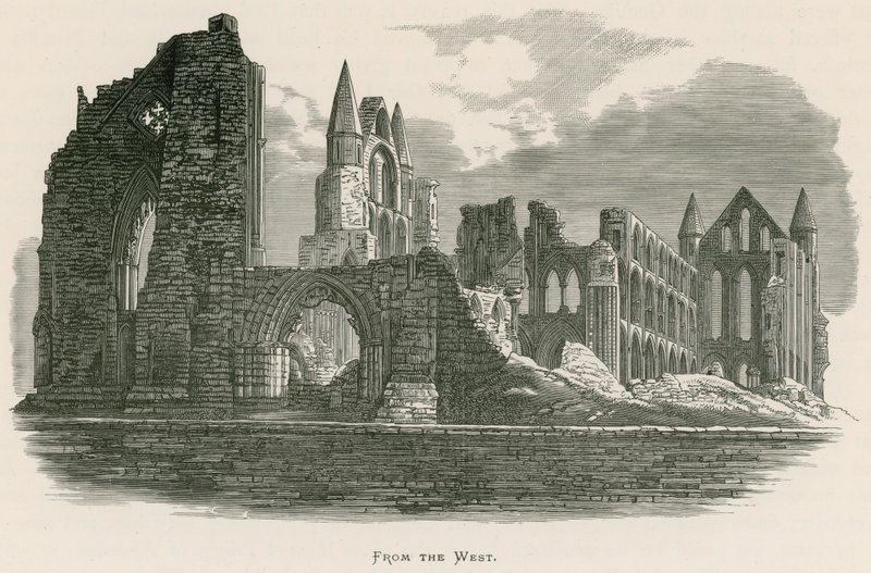 Whitby Abbey, From the West  by Alexander Francis Lydon