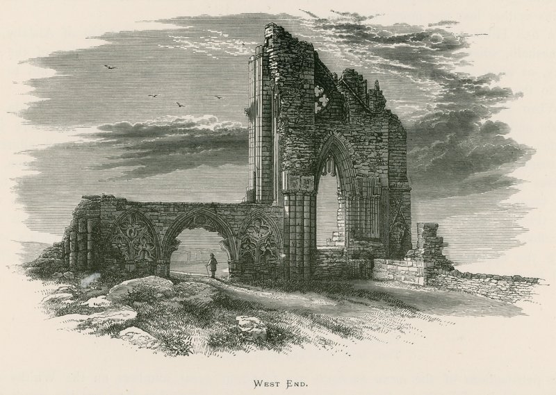 Whitby Manastırı, Batı Yakası by Alexander Francis Lydon