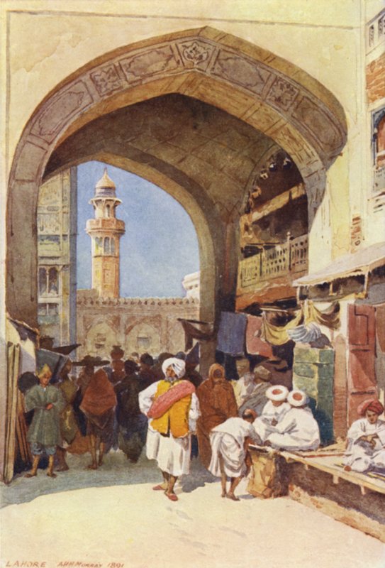 Çarşıda Bir Geçit, Lahore by Alexander Henry Hallam Murray